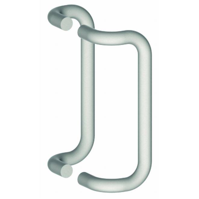 3/4x22 Round 12x22 Center to Center 90 Degree Offset Back to Back Push and Pull Set Bright Stainless Steel K860