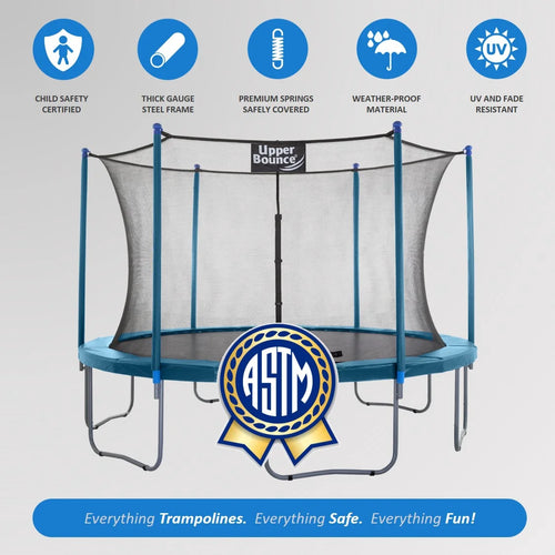 12 FT Round Trampoline with Safety Enclosure P41374