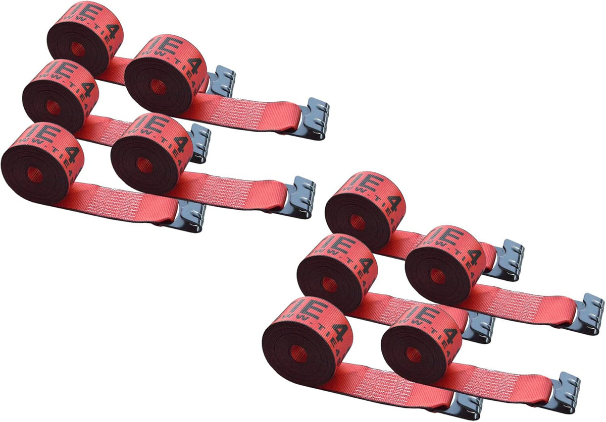 Blue Pack of 4 Heavy Duty Tie Down Straps Z631767