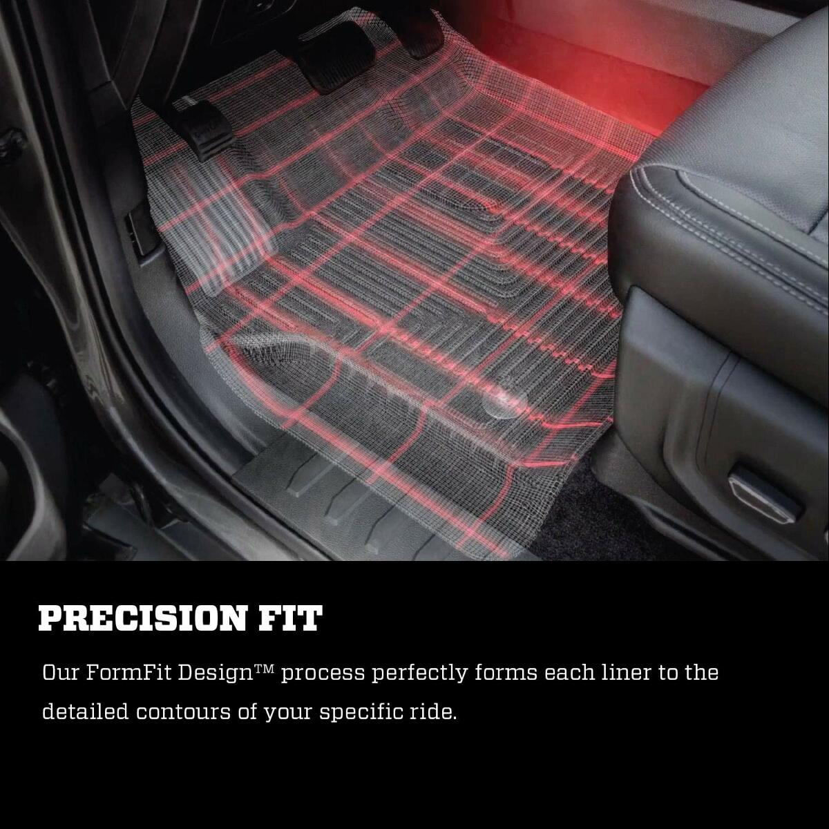 Black Center Hump Floor Liner Y32712