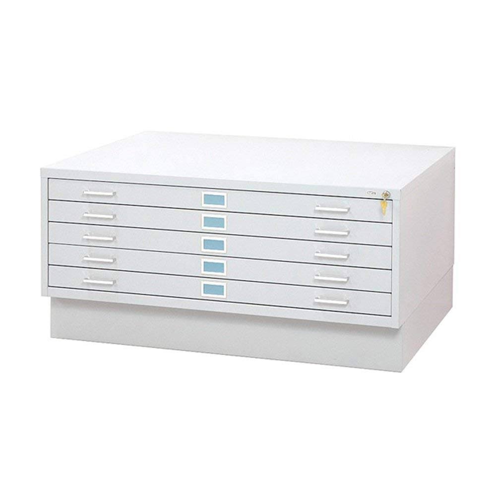 White Flat File Closed Base P624