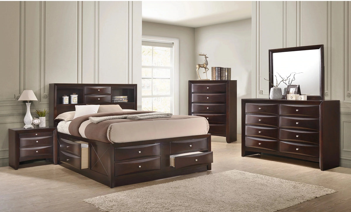 Queen Size Wooden Captains Bed with Storage Drawers Z7250