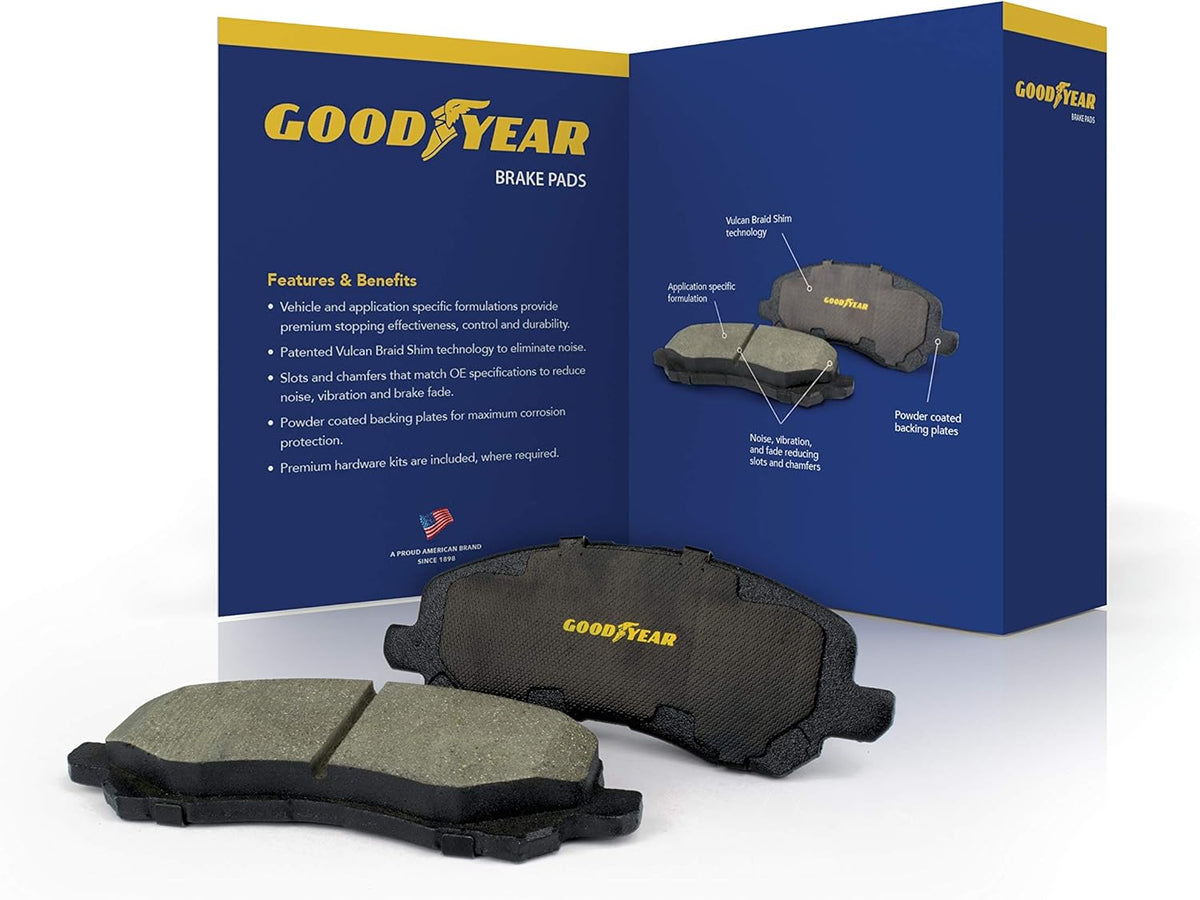 Semi-Metallic Front Brake Pads Pack of 2 R21917