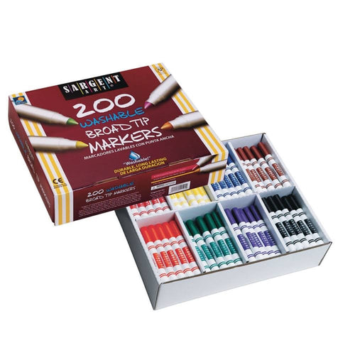 200 Count Washable Broad Tip X173