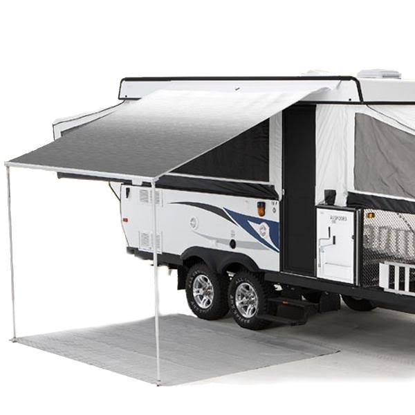 Teal Vinyl Bag Awning 3.5m 11ft-6in O196