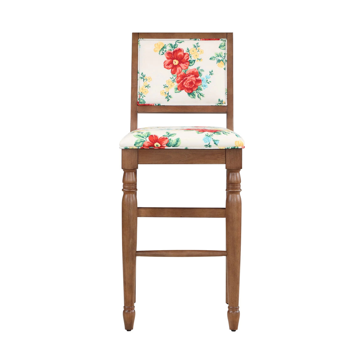 Set of 2 Solid Wood Bar Stools H778562