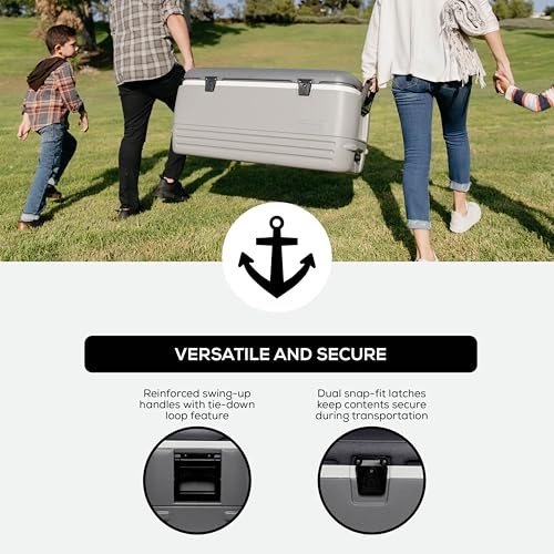 Insulated Portable Hard Shell Ice Chest Cooler H733047