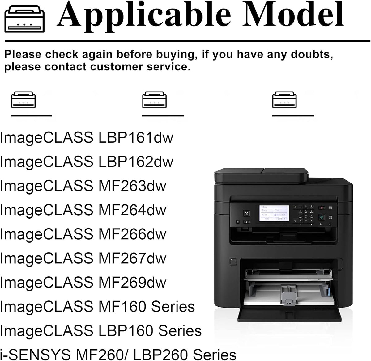 Black 4-Pack Compatible Toner Cartridge L6026