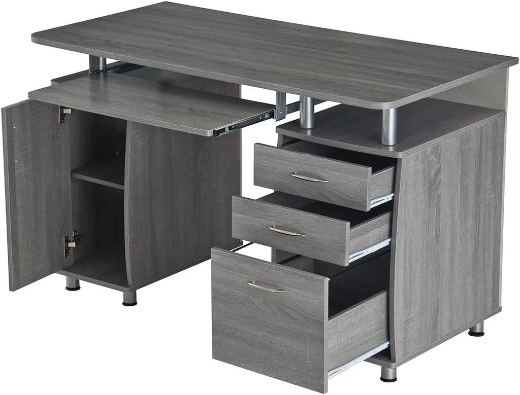 Gray Small Computer Desk K2752