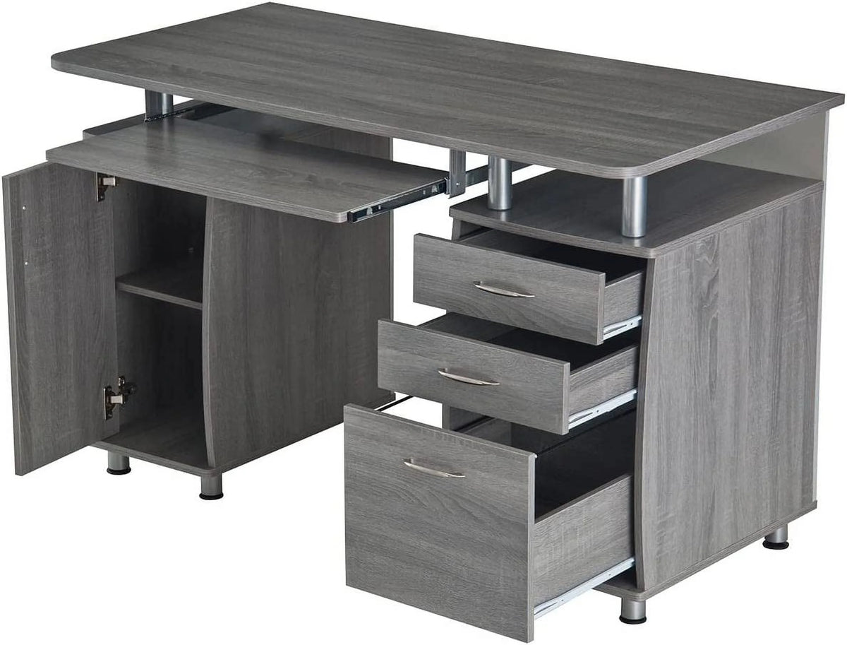 Gray Small Computer Desk K2752