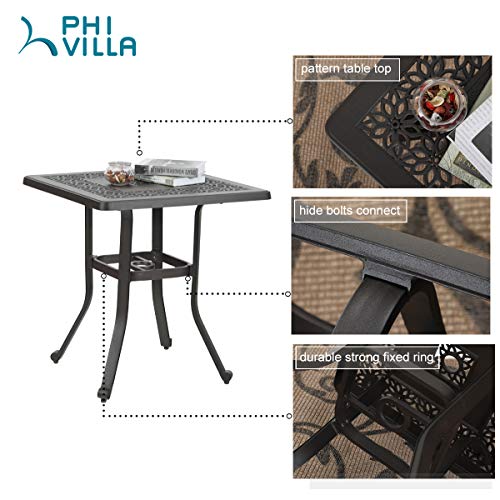 Cast Aluminum Rectangular Patio Dining Table, 64" x 37" E8009