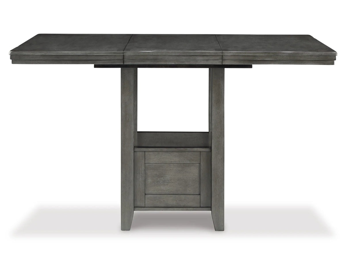 Gray Counter Height Dining Extension Table D688