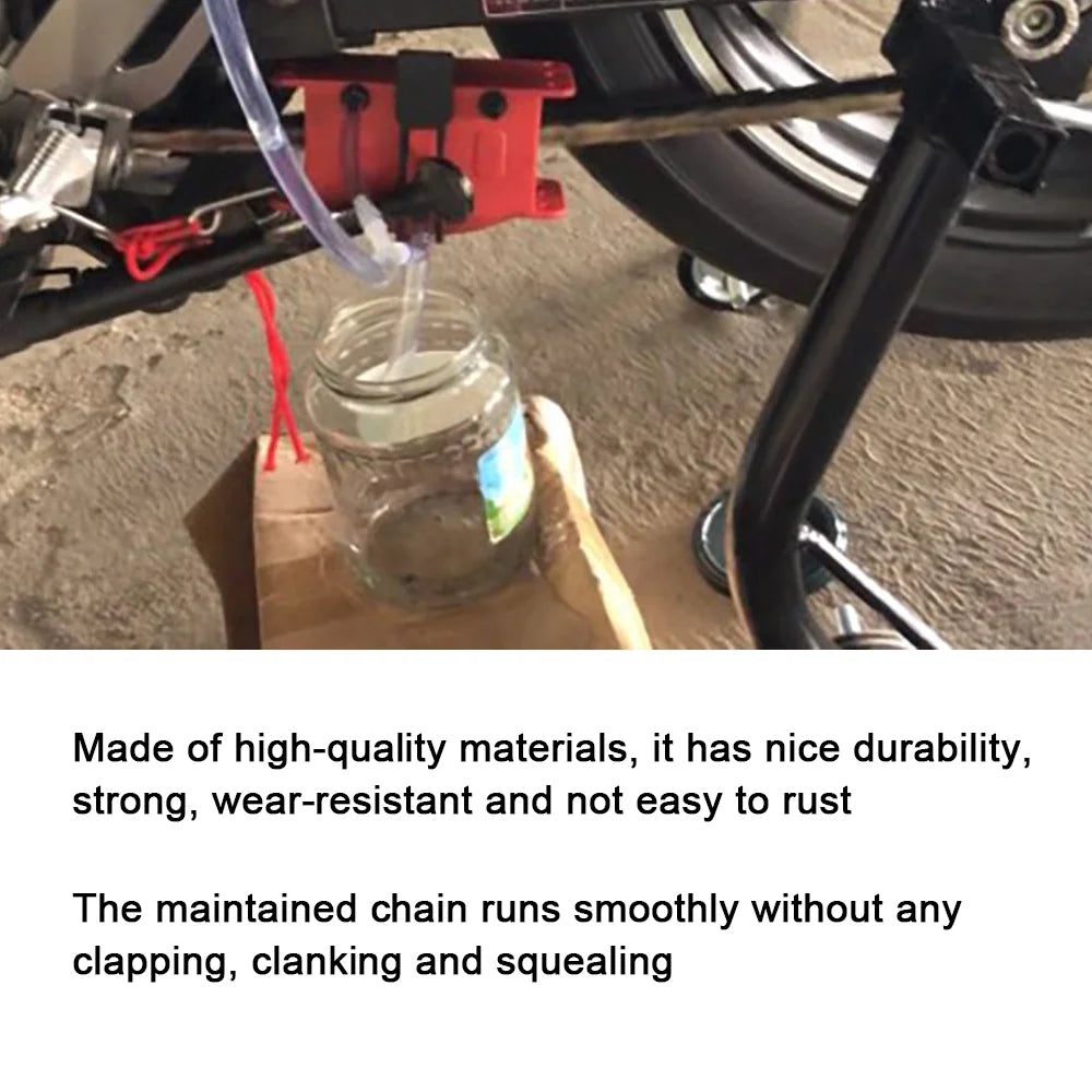 Motorcycle Chain Cleaning Kit with Brush and Lube Tool J779139