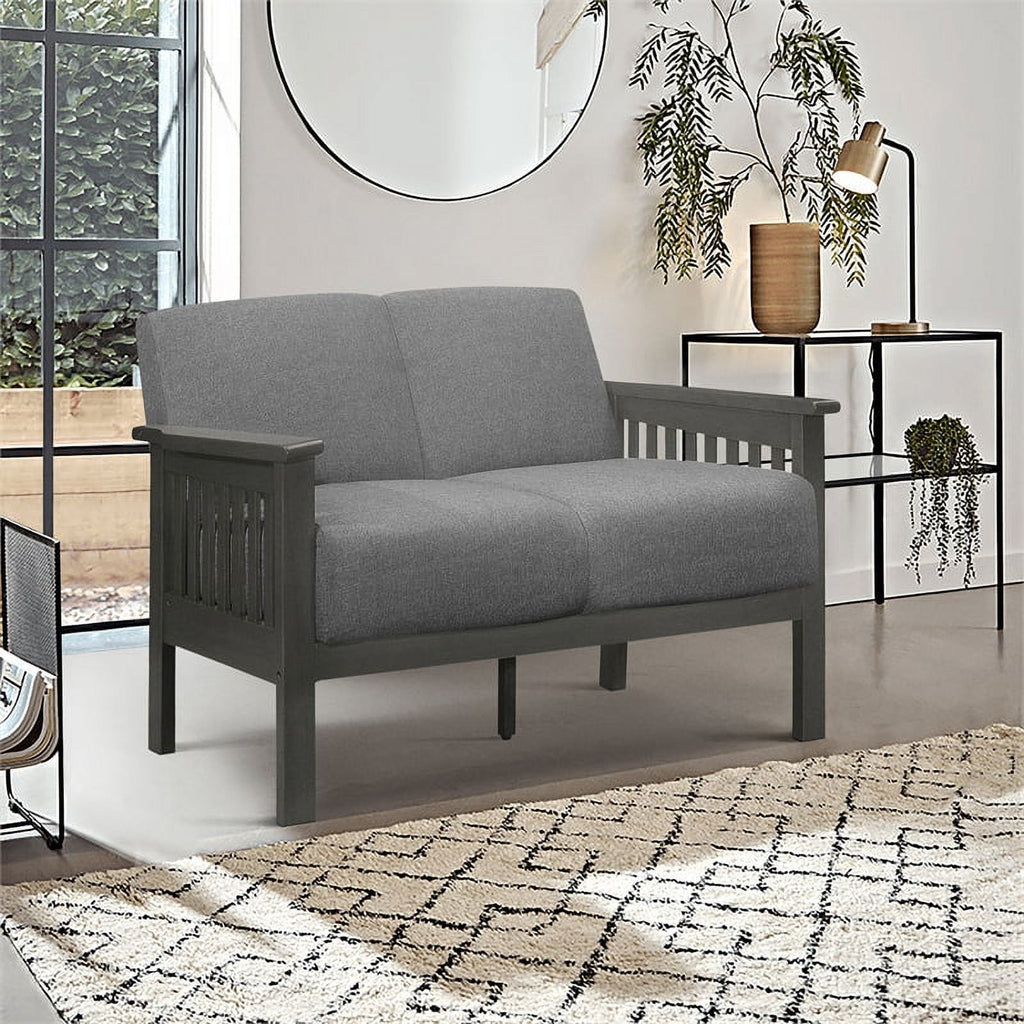 Gray 2-Piece Upholstered Sofa Set S69683