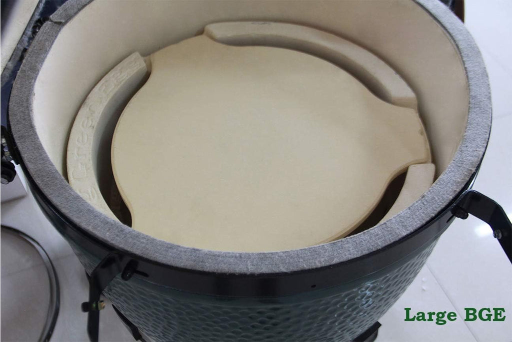 15 Round Ceramic Pizza Stone for Grill and Oven K803