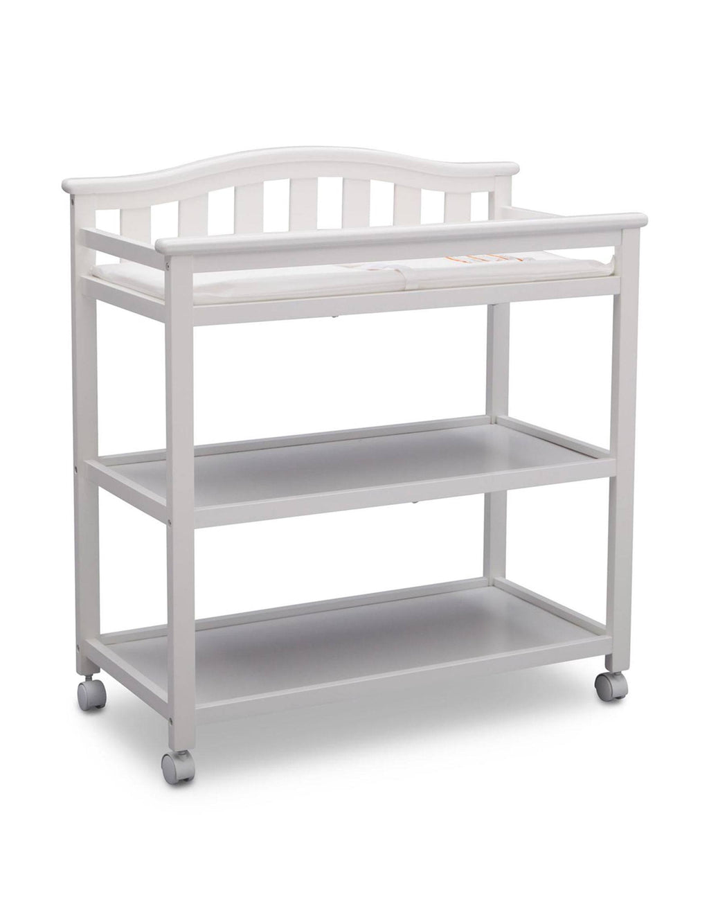 White Changing Table with Casters Z99707