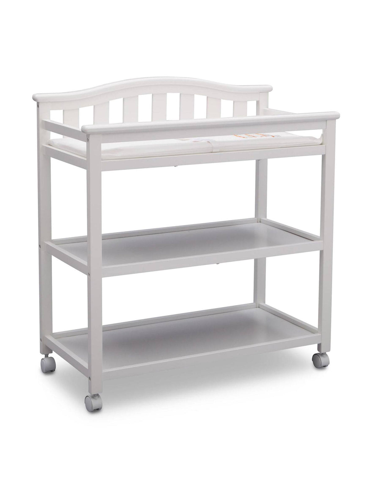 White Changing Table with Casters Z99707