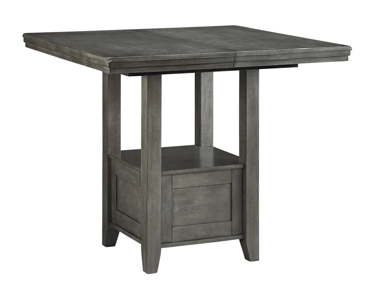 Gray Counter Height Dining Extension Table D688