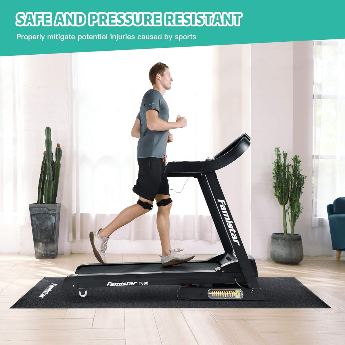 70"x30" Exercise Bike Mat Pack of 2 L82888