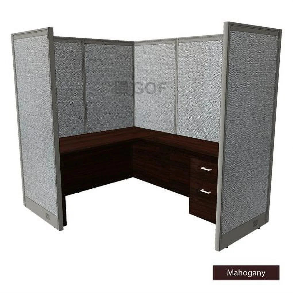 1 Person Workstation Cubicle with Desk Q89793