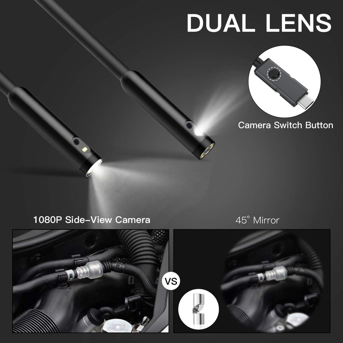 Dual Camera Borescope Inspection Camera Y336803