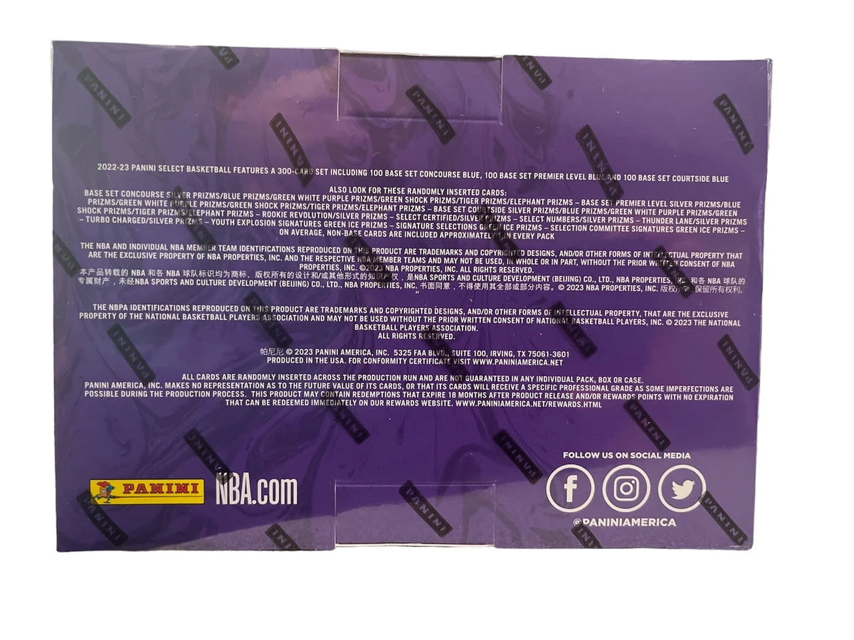 2022-23 Select Basketball Trading Card MEGA Box 10 Packs D757