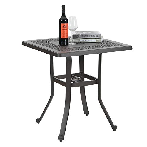 Cast Aluminum Rectangular Patio Dining Table, 64" x 37" E8009
