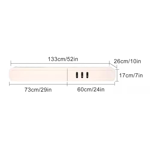 Floating TV Stand with Cable Holes B35814