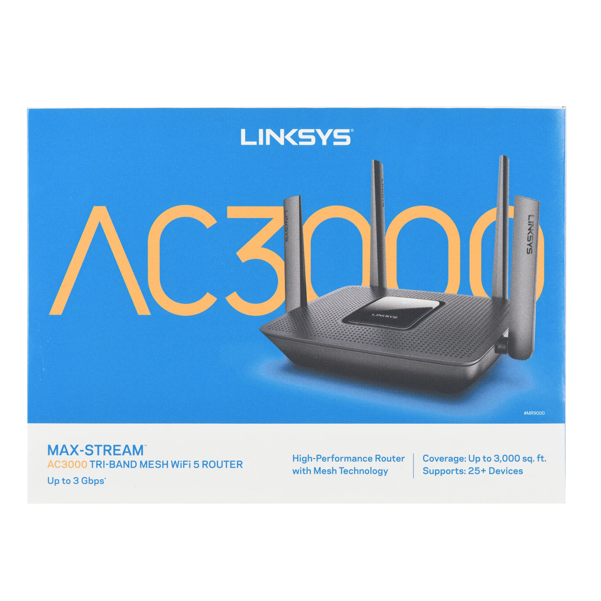 Black Tri Band WiFi Router F68050