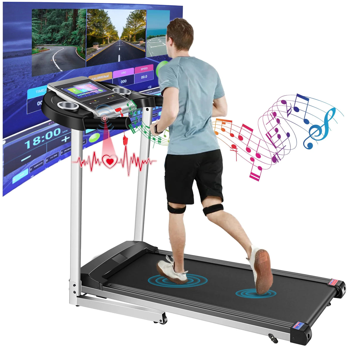 Incline Treadmill with 10 Touchscreen S614723