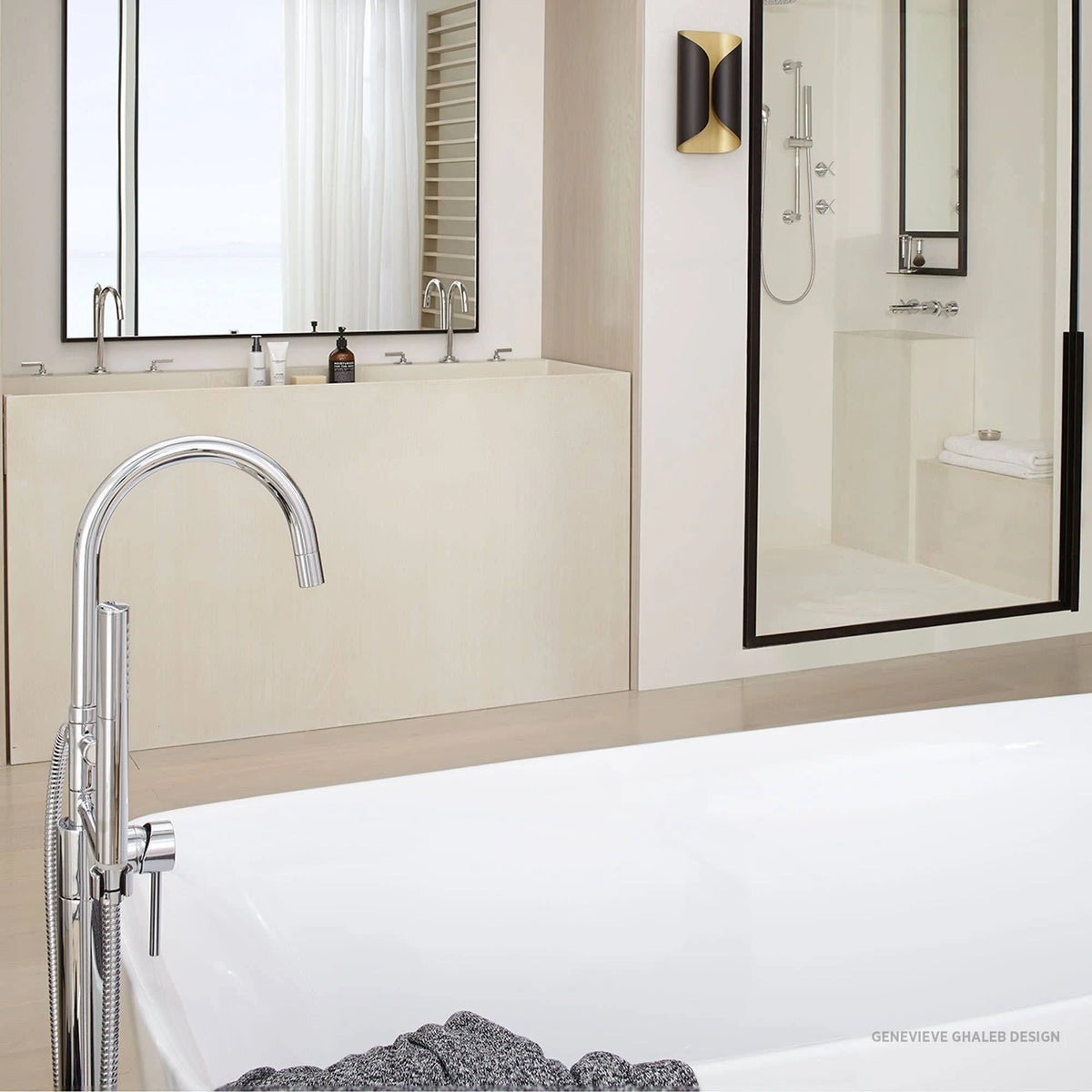 Floor Mounted Tub Filler Polished Chrome K771711