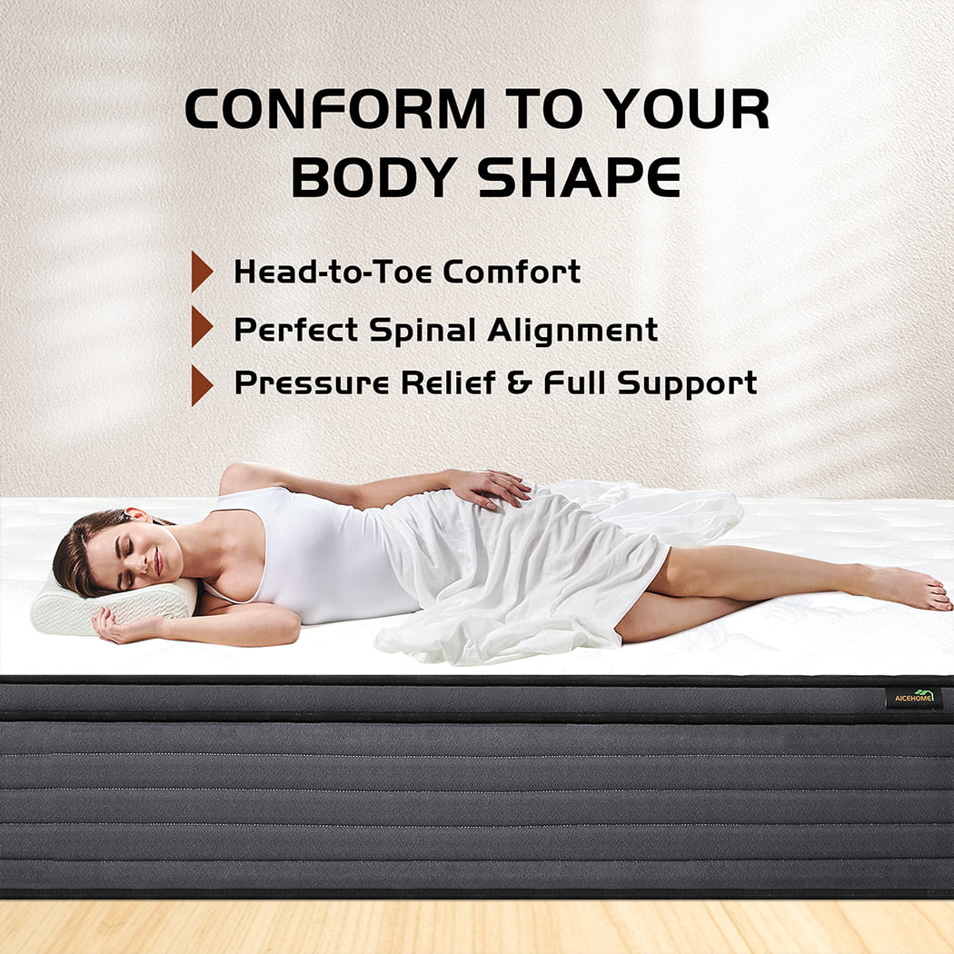 10 Gel Memory Foam Innerspring Hybrid Twin Mattress P216