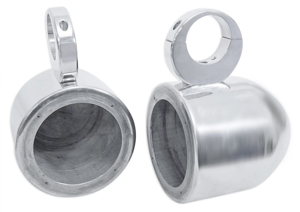 5.25" 360 Degree Swivel Marine Wakeboard Tower Speaker Pods E4215