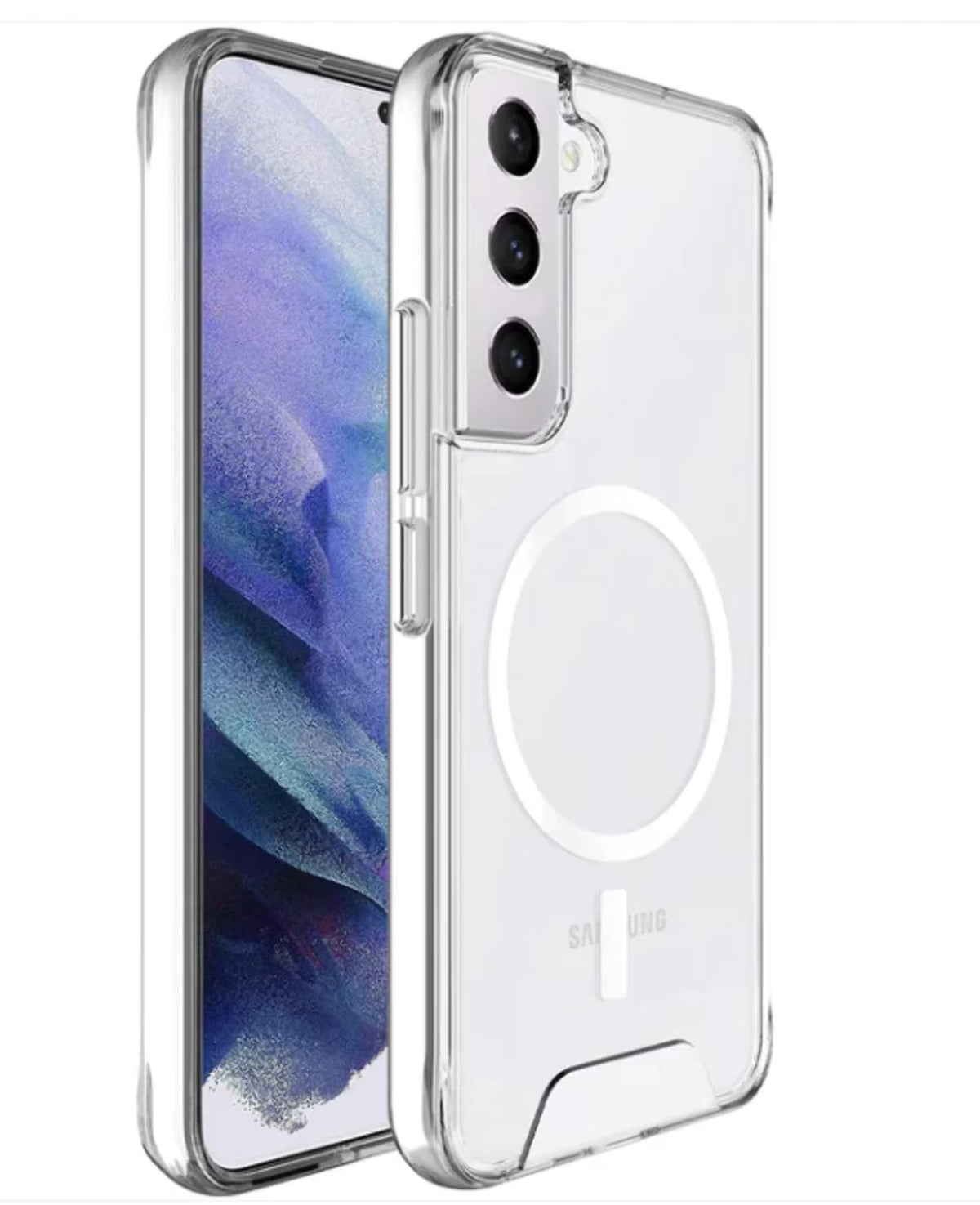 Clear Magsafe Compatible Case for Samsung S22 P916