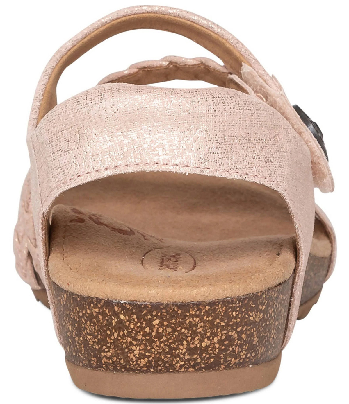 Jillian Braided Quarter Strap Gold Shoes L23655