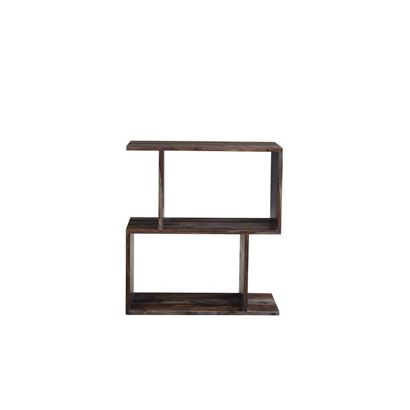 Gray Solid Sheesham Wood Bookcase V9901