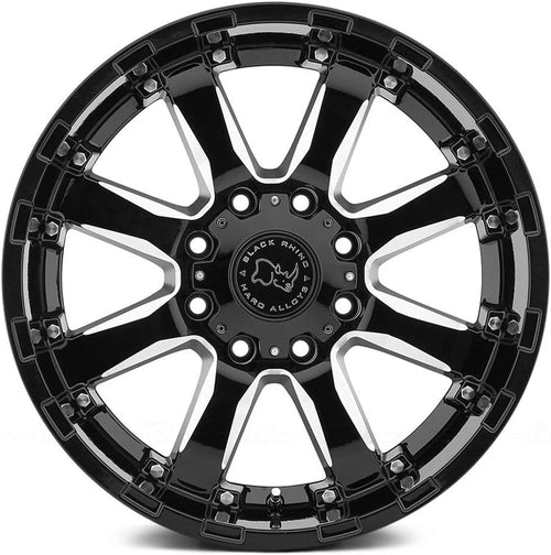 20x9 5x150 +12mm Black/Milled Wheel Rim E93617