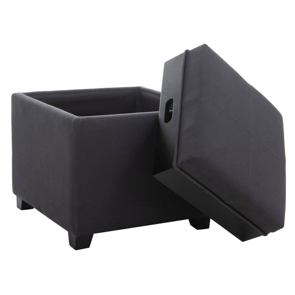 Charcoal Single Tray Ottoman N41138