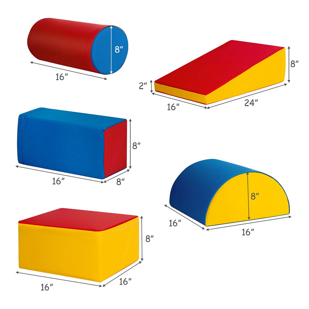 5 Piece Climb and Crawl Foam Play Set J91633