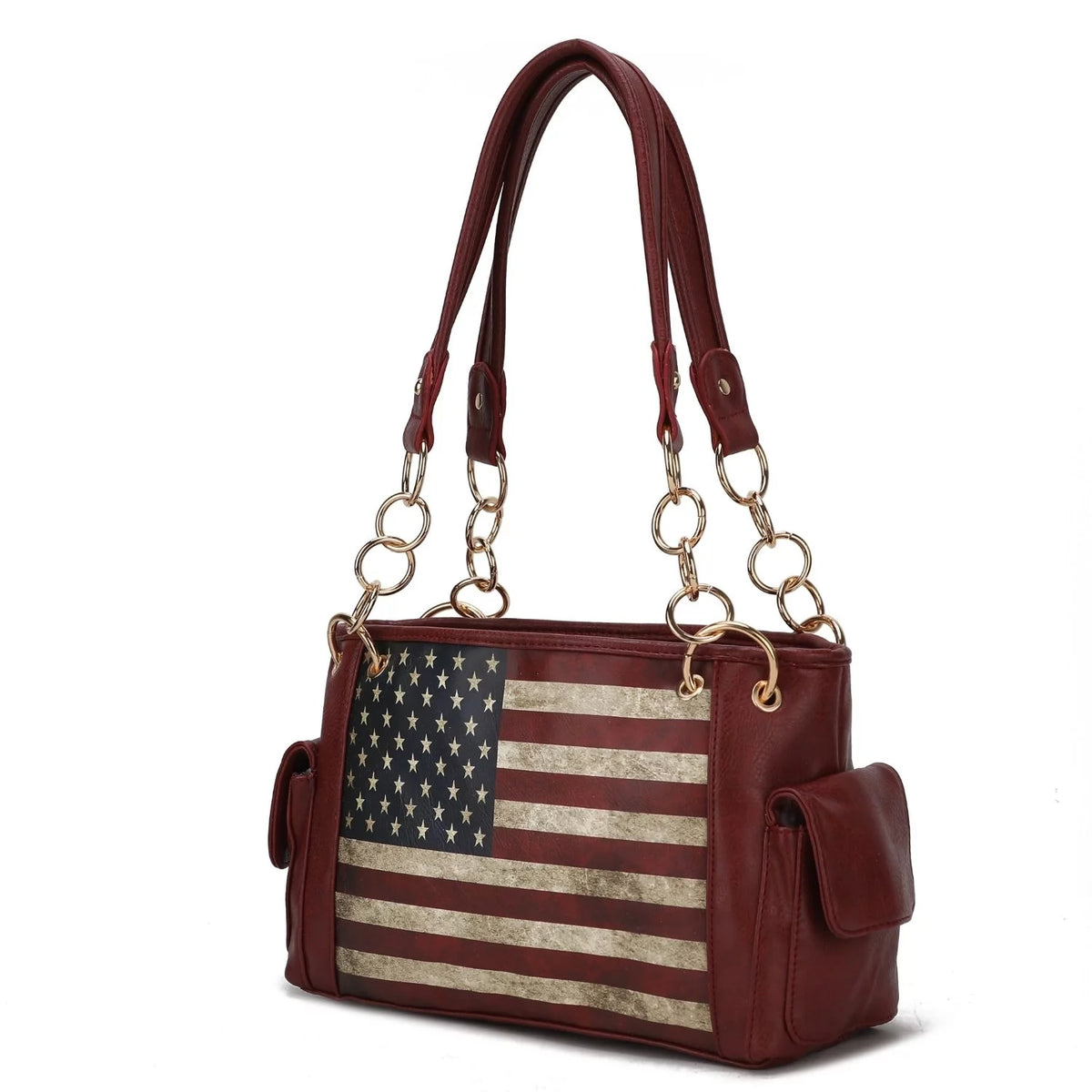 Vegan Leather Womens Shoulder Handbag L73775