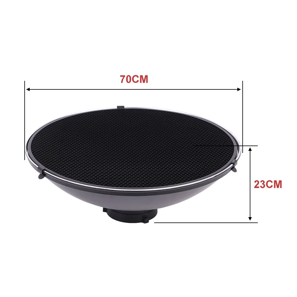 70cm Speedlite Strobe Lighting Diffuser Beauty Dish Lampshade Bowens Mount C946