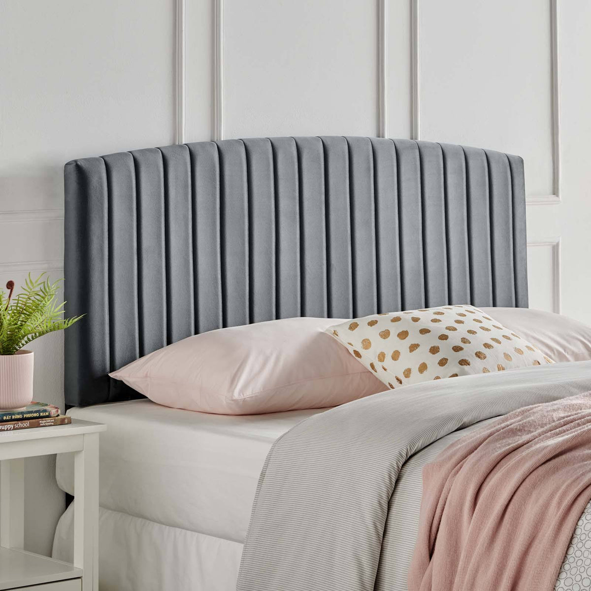 Teal Performance Velvet Full / Queen Headboard P26013
