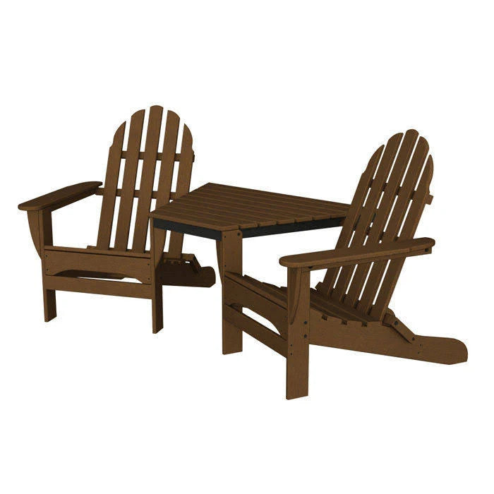 Sand Recycled Plastic Adirondack Bench P529285