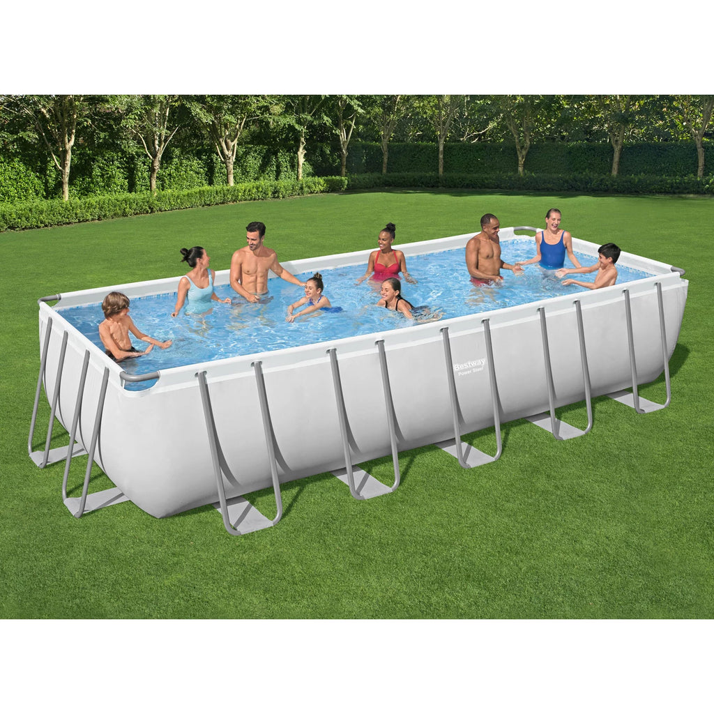 24' x 12' x 52 Rectangular Frame Above Ground Swimming Pool Set N94125