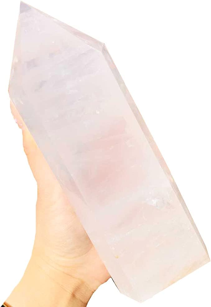 Natural Clear Quartz Tower Crystal Point Pack of 2 F2539