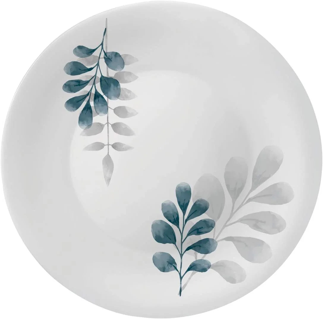 Set Of 6 10.75" Tempered Opal Glass Dinner Plates A877399
