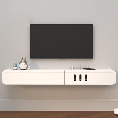 Floating TV Stand with Cable Holes B35814