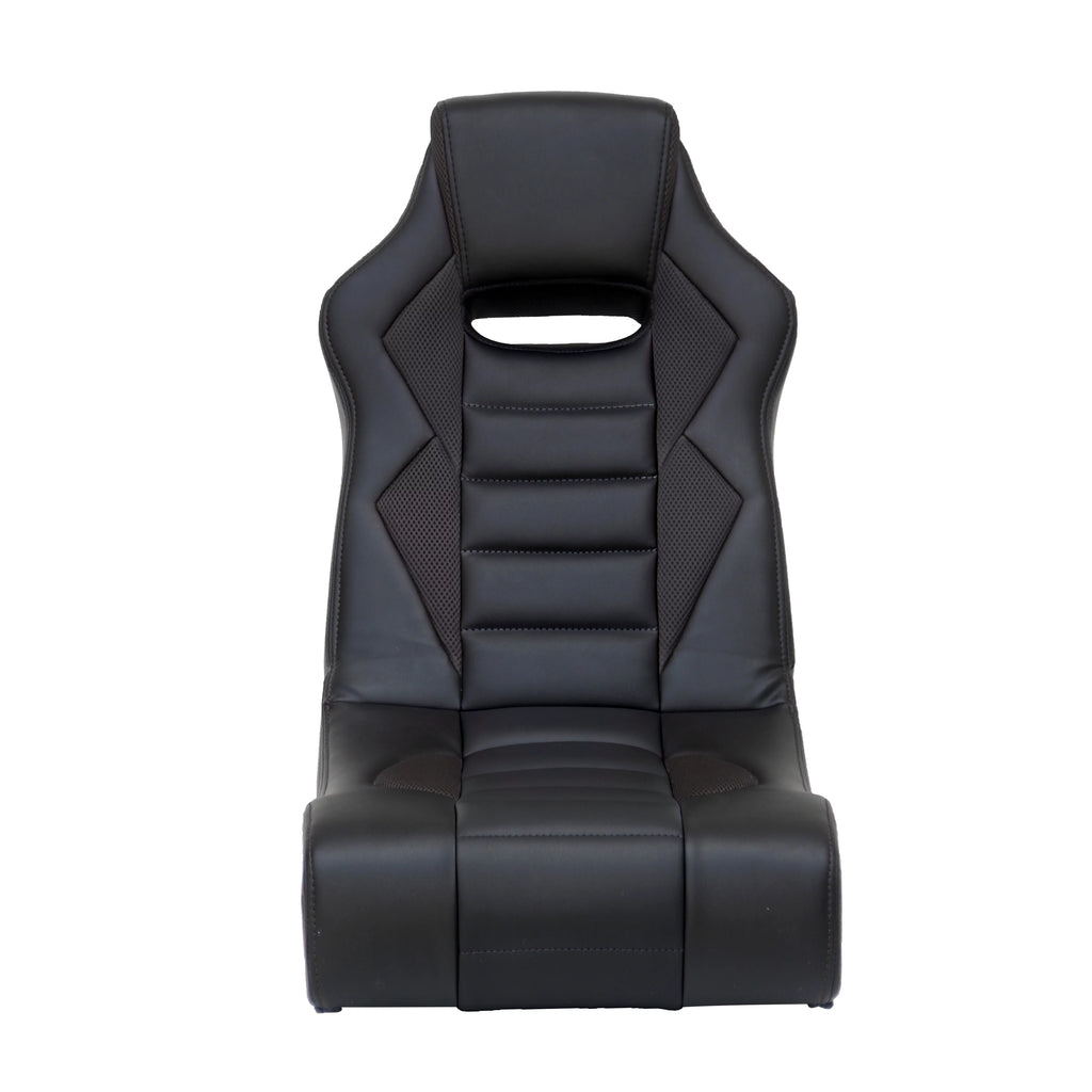 Black Bluetooth Audio Floor Rocking Gaming Chair Y22122