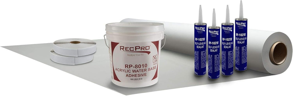 PVC Rubber Roof Kit 9.5' Wide x 30 ft C741031