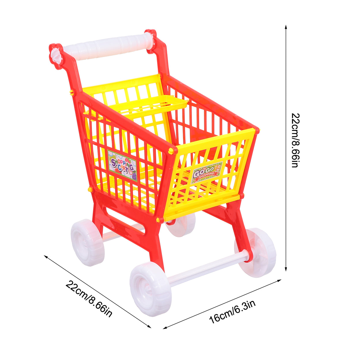 Red Kid Shopping Cart Plaything T962322